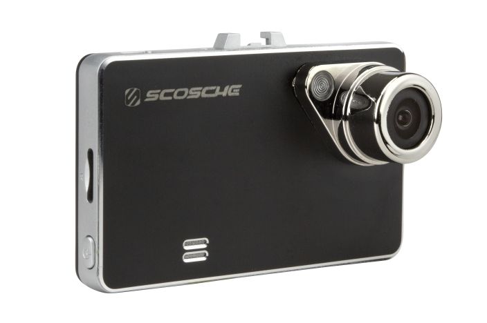 Scosche HD DVR Dashcam - HD Dashcam für ihr Auto mit 120° Winkel und Nachtsicht Modus - Schwarz